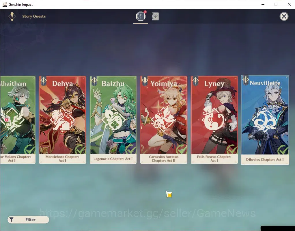 Genshin Impact Accounts ASIA|AR 55|4 Limited + 4(*5 Weapon)|Arlecchino,Kaz image 20