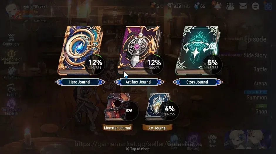 Epic Seven Accounts GLOBAL Unverif|NewEra|2 ML {Salome,BW Iseria)+Ilyn image 3