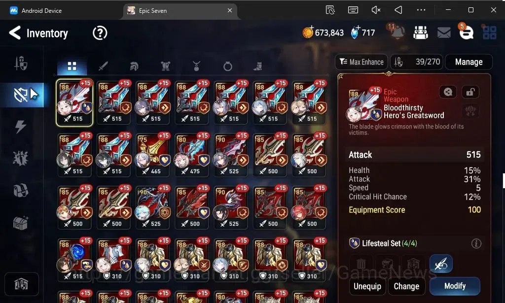 Epic Seven Accounts GLOBAL Unverif|New Era|15 ML(Rhianna and Luciella, image 14