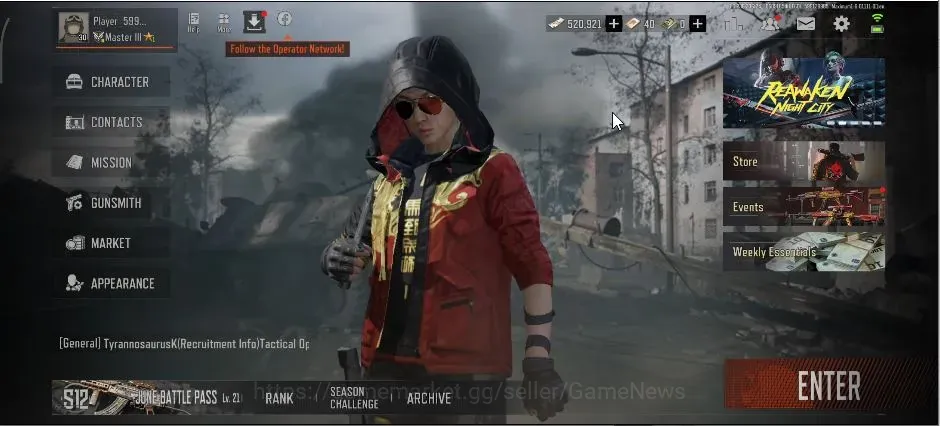 Arena Breakout Accounts High Value MOBILE|Lv31|SV 32M|CV 23M|Lava AUG, BDF AR-57, Yellow Tape P90, VSS|RL Set|CN 1