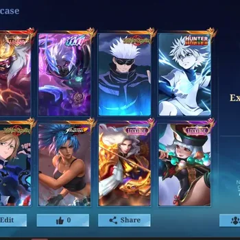 Mobile Legends: Bang Bang Accounts Collector Global|293 Skin|Exalted|LEGEND Franco,JJK Melissa Xavier,HxH Harith,11.11