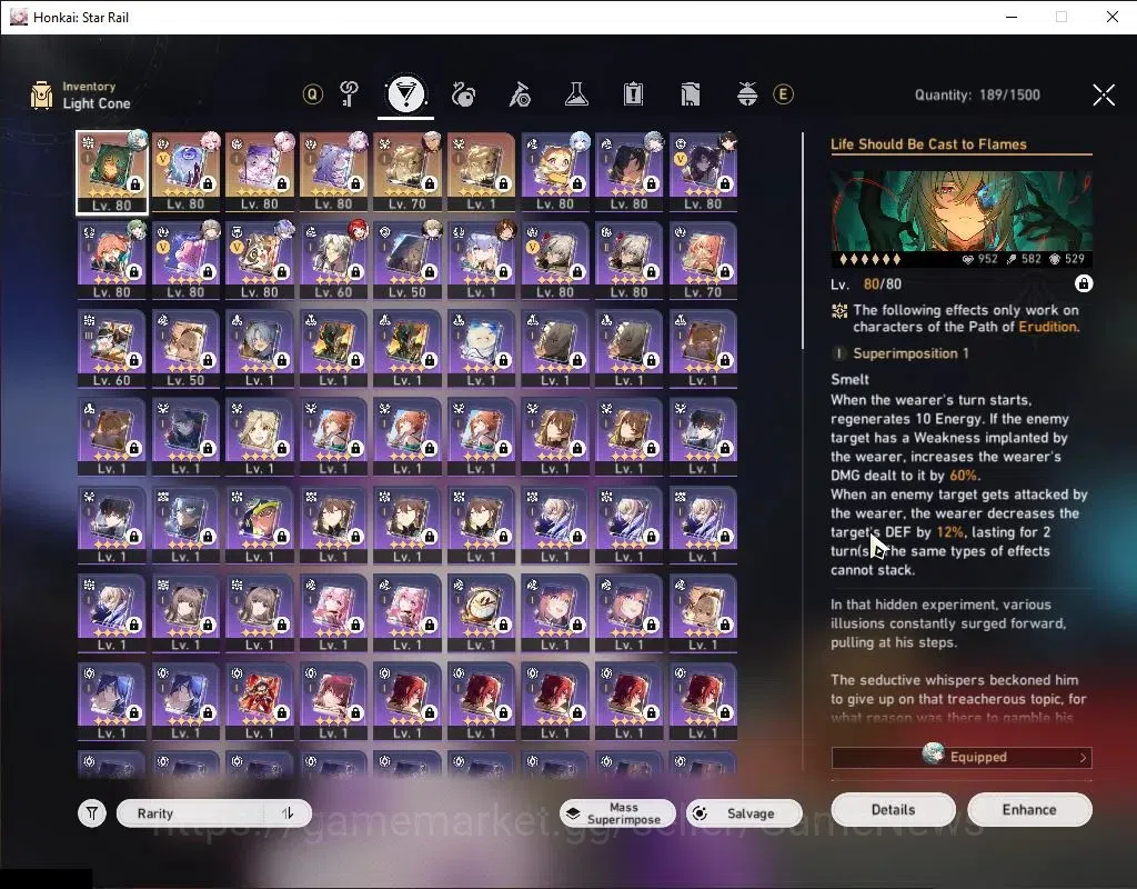 Honkai Star Rail Accounts Others ASIA|TL 70|14 6