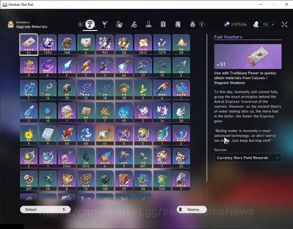 Honkai Star Rail Accounts Others ASIA|TL 70|14 7