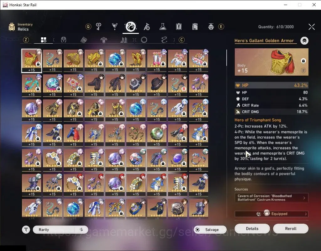 Honkai Star Rail Accounts Others ASIA|TL 70|14 8