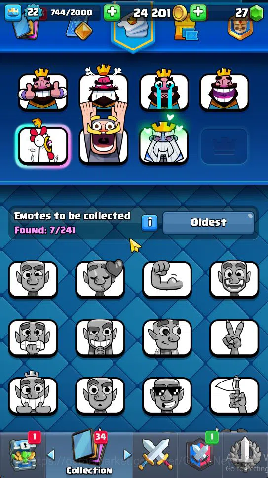 Clash Royale Accounts Midgame Lv 22|Trophy 4185|KTL 9|Limited Skin|Card 71| 2 EVO 3 Legendary 17 Epic 24 Rare 27 Common|Take 13