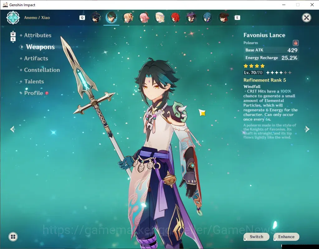 Genshin Impact Accounts Others ASIA|AR 55|6 Limited + 5 (*5 Weapon)|(Skirk,Miko,Xiao)+Sign,Flins,Kinich,Nicole|Male MC|Take 4