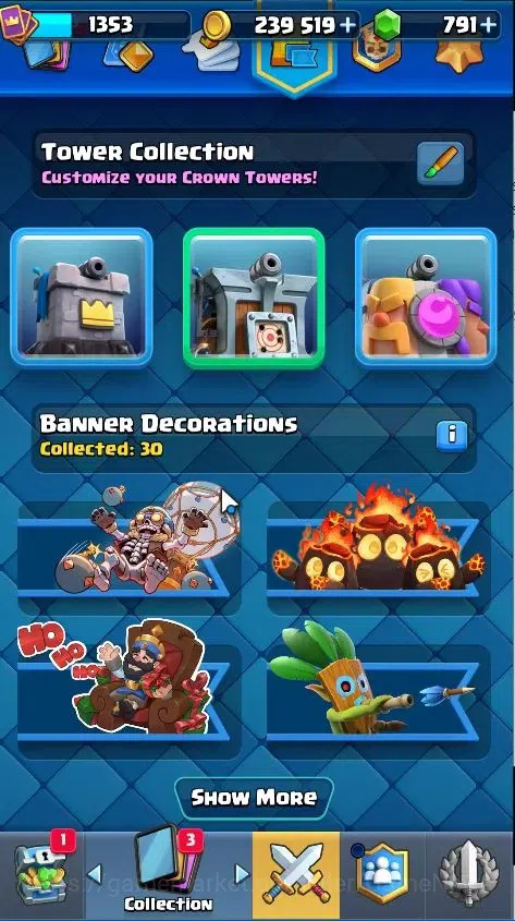 Clash Royale Accounts KTL 15|Trophy 9006|Limited Skin||Card 119|1 Max|2  image 12