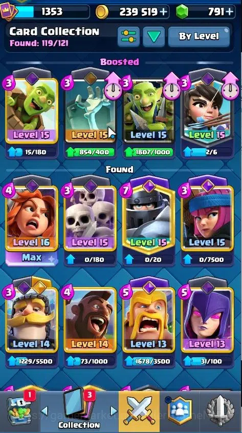 Clash Royale Accounts KTL 15|Trophy 9006|Limited Skin||Card 119|1 Max|2  image 16
