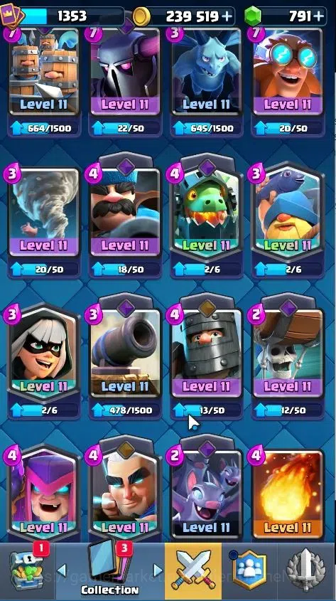 Clash Royale Accounts KTL 15|Trophy 9006|Limited Skin||Card 119|1 Max|2  image 20