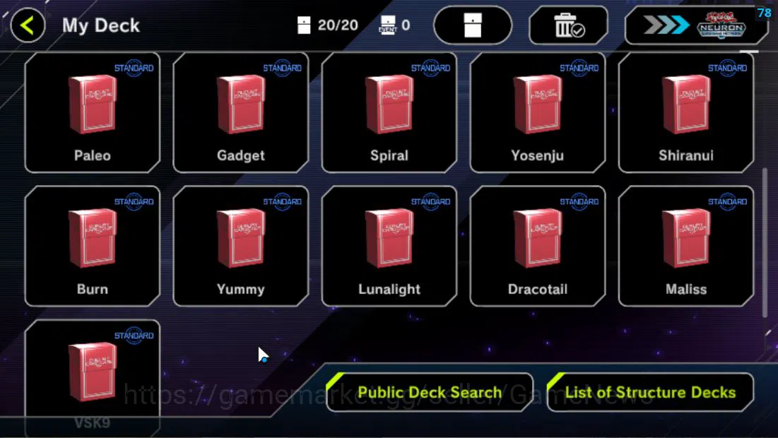 Yu-Gi-Oh! Master Duel Accounts Lv 18 | 20 Deck |VS K9,DragonMaid,Yummy,Maliss,Dra image 3