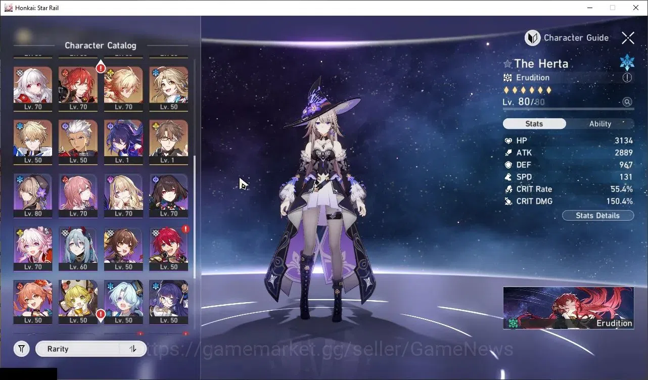 Honkai Star Rail Accounts ASIA|TL 70|14 Limited|SW Lv999,The Herta,Anaxa,Pha image 5