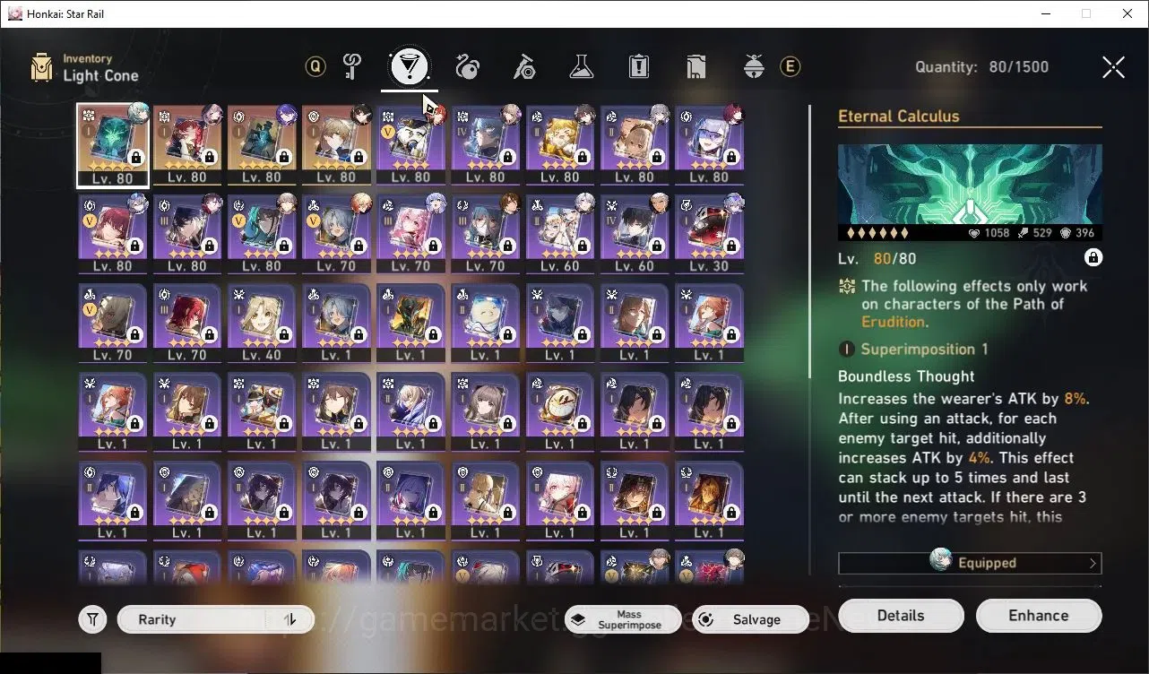 Honkai Star Rail Accounts ASIA|TL 70|14 Limited|SW Lv999,The Herta,Anaxa,Pha image 6