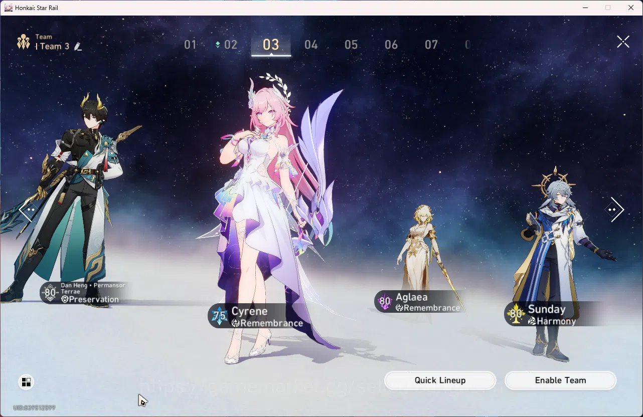 Honkai Star Rail Accounts Asia | TL 69 | 8 Limit | Phainon | Cerydra | Sunda image 13