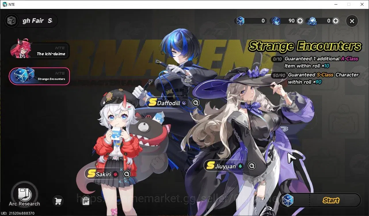 Neverness to Everness Accounts GLOBAL EU|HL 3|3 SSR Limited Nanally, Jiuyan, Saki image 7