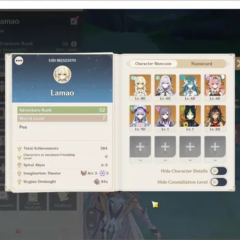 Genshin Impact Accounts Others ASIA|AR 52|3 Limit [Skrik,Vodya,Varesa]+Keqing,Mizuki,Tighnari,Dehya|Check