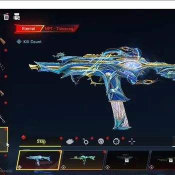Blood Strike Accounts Collab Skin ASIA|ETERNAL MP7 Tidesong Lv4,DEagle Scoprio|Meele Ultra Katar Sleachian|Colab AOT M4A1