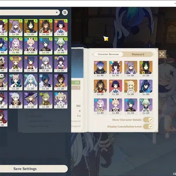 Genshin Impact Accounts Others Asia|AR 54|2 Limited + 3(*5 Weapon)|Flins+Signature & Columbina|Reuni ON|Usn Unset|Female