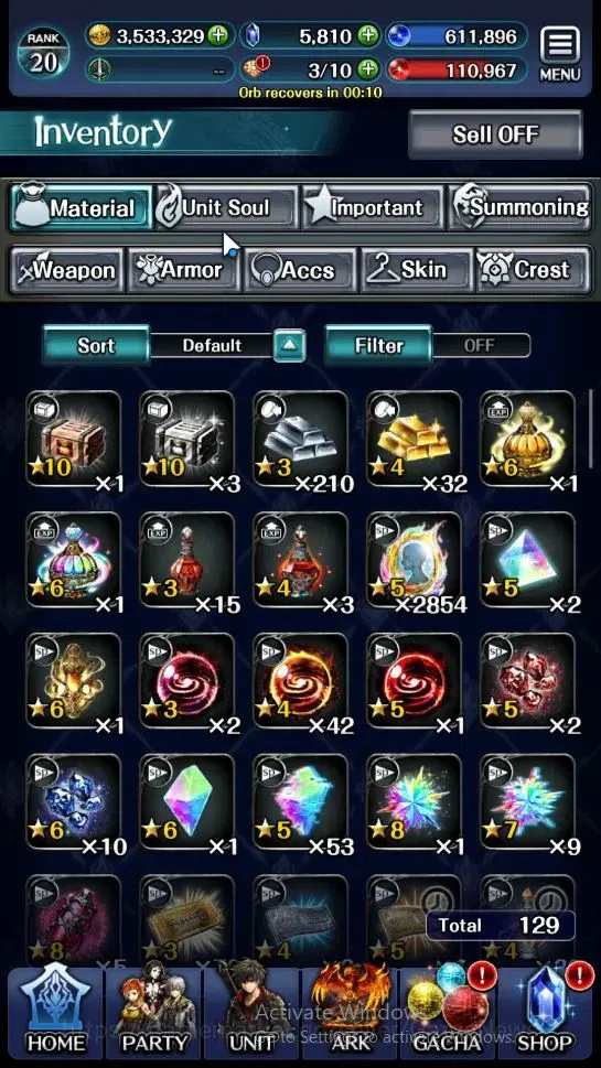 Last Cloudia Accounts Mid‑Game GLOBAL|Rank 20|Colab BraveFrontier(Tilith,FG Vargas,Oracle)+(SM Sera,DG Jade,Telestio,Etc)|3 13