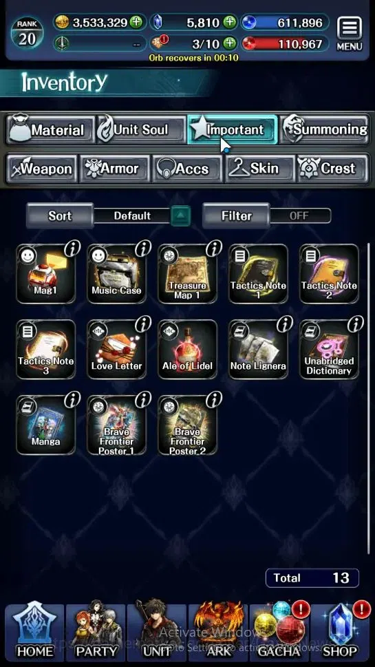 Last Cloudia Accounts Mid‑Game GLOBAL|Rank 20|Colab BraveFrontier(Tilith,FG Vargas,Oracle)+(SM Sera,DG Jade,Telestio,Etc)|3 15