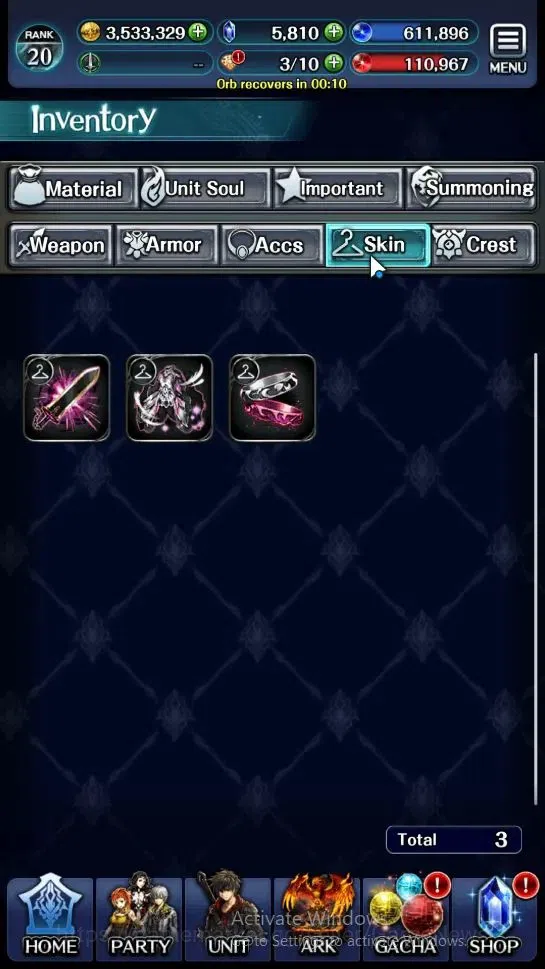 Last Cloudia Accounts Mid‑Game GLOBAL|Rank 20|Colab BraveFrontier(Tilith,FG Vargas,Oracle)+(SM Sera,DG Jade,Telestio,Etc)|3 20