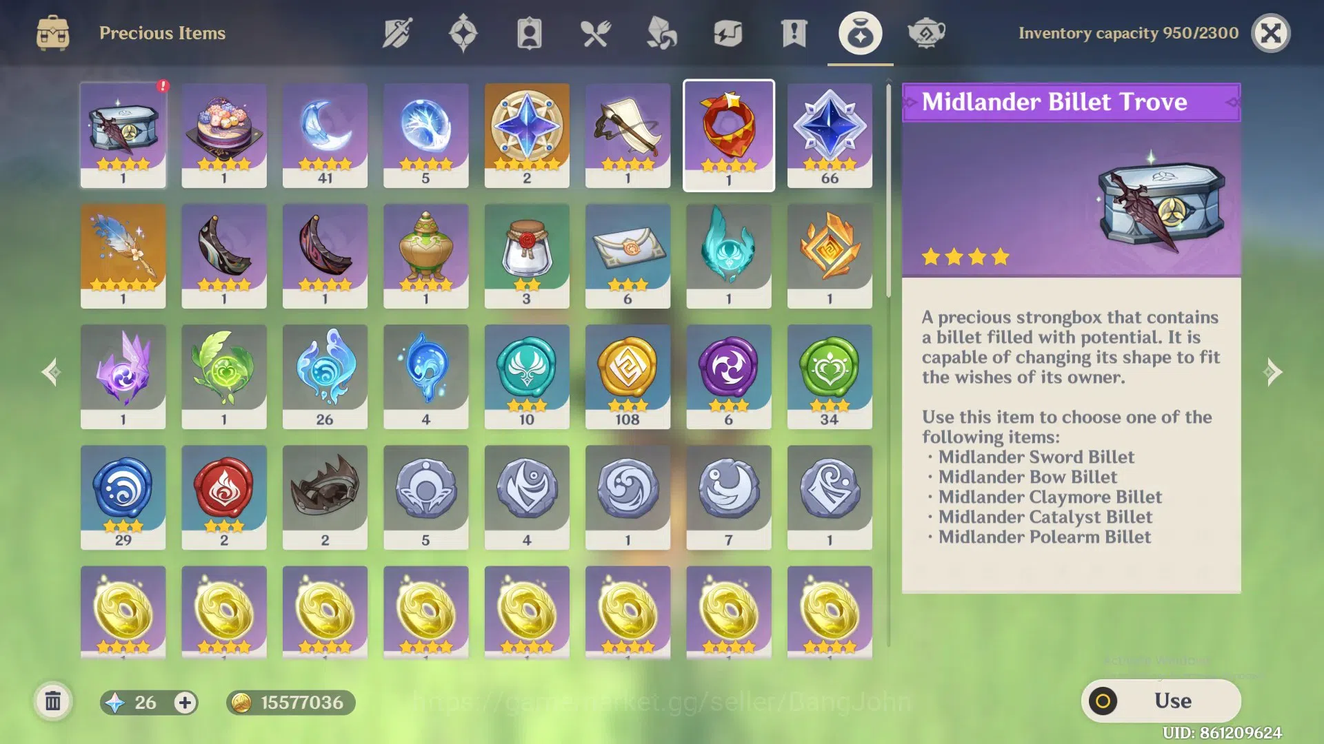 Genshin Impact Accounts ASIA | AR 57|9limit+1Sign (Hutao,RaidenS,Yelan,Fur image 6