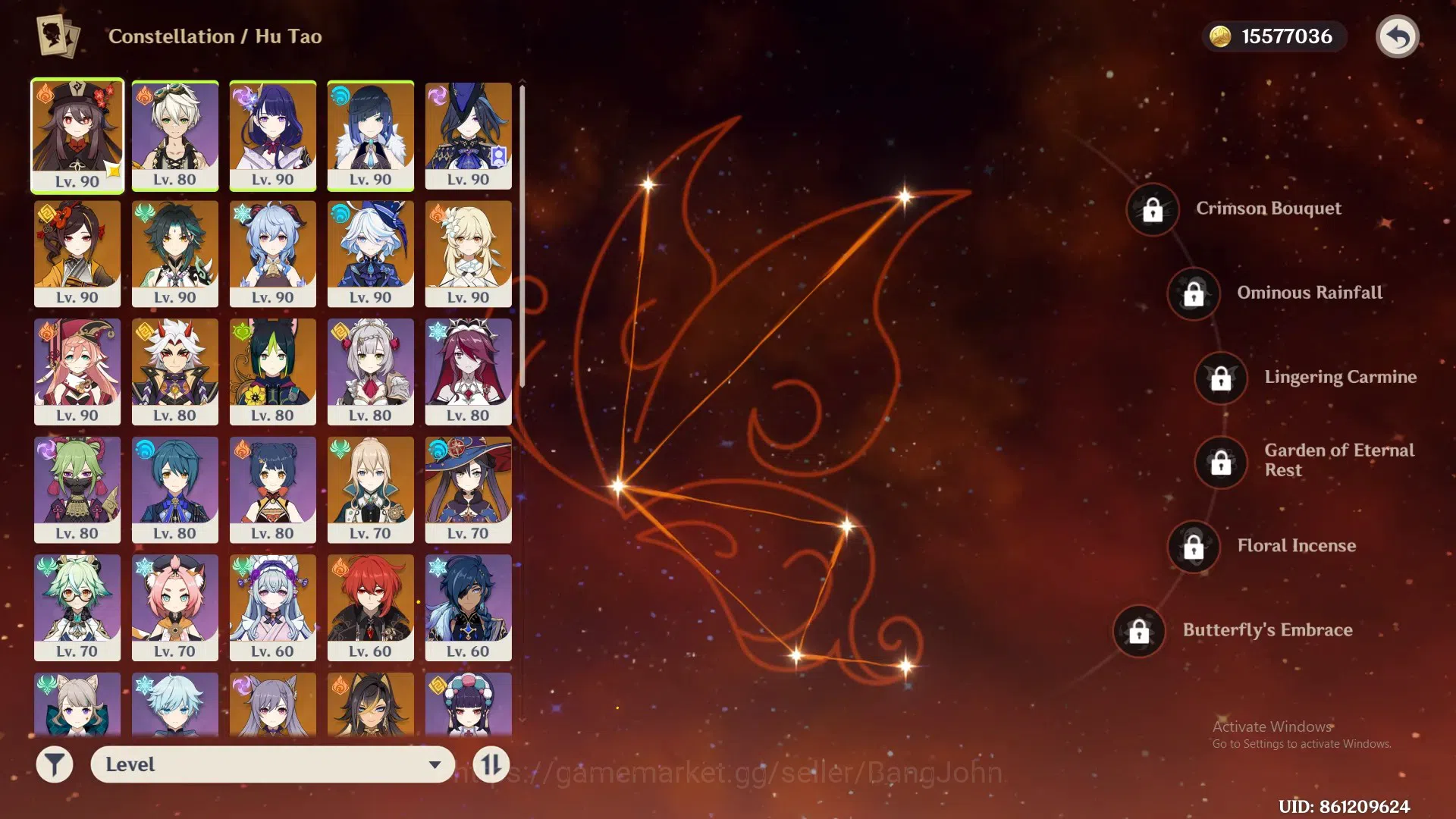 Genshin Impact Accounts ASIA | AR 57|9limit+1Sign (Hutao,RaidenS,Yelan,Fur image 9