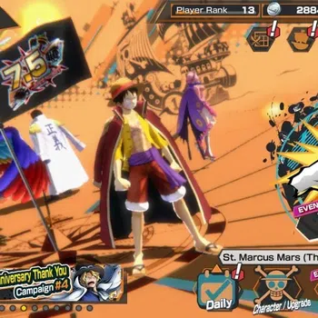 One Piece Bounty Rush Accounts High-End Global | EX 4 | 2 Max | PR 13 | Gol D. Roger,Zephyr,St. Marcus Mars Max,Monkey D