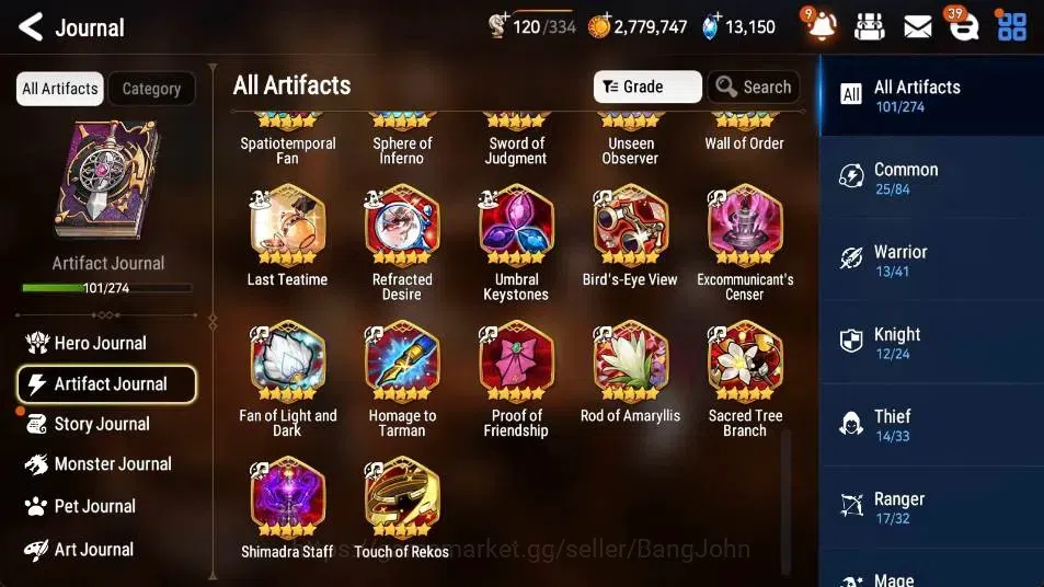 Epic Seven Accounts High-End ASIA | End Game | 20 ML (SOTD Diane,Harsetti,RAL,Straze,RO Light,BArunka) | SS 13.1K | Stigma 12