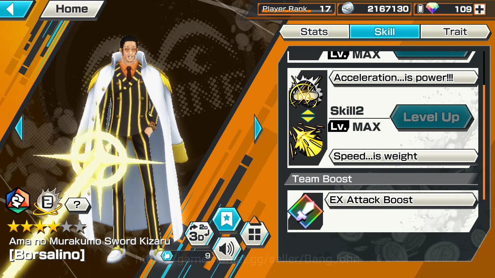 One Piece Bounty Rush Accounts GLOBAL | 3EX | 1MAX |  5elders Nusjuro,SK Borsalin image 7