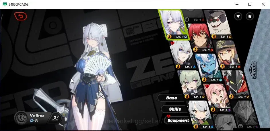 Zenless Zone Zero Accounts Starter ASIA|IK 05|S1 Prolog|Starter 1 Limited (Velina Airgid) ALL Unset|MC WISE|Log Google|Check 4