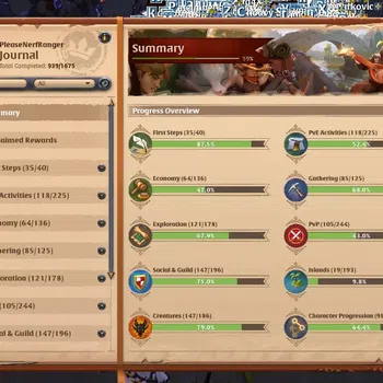 Albion Online High-End EU|1.09B Fame|Almost ALL Gear Lv100/120|ALL Gather image 1