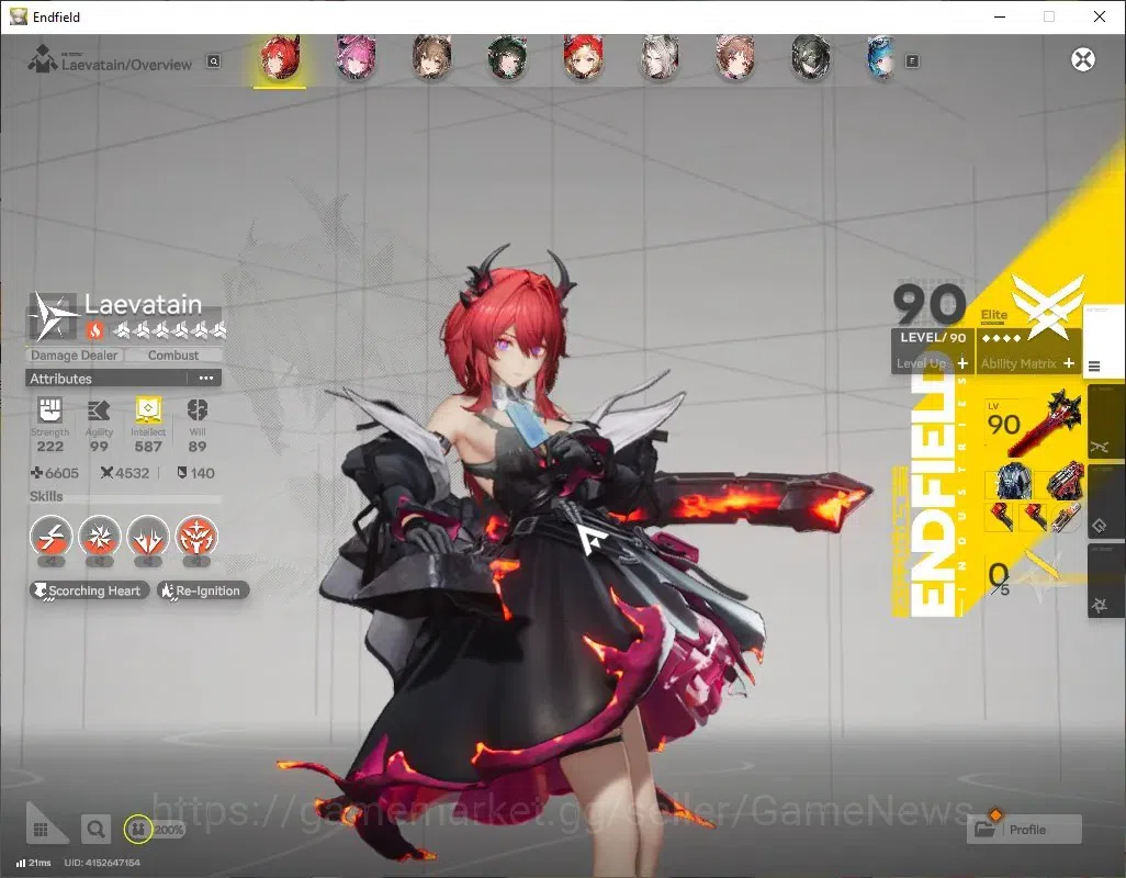 Arknights: Endfield Accounts ASIA|Lv60|9SSR(5Limited)+16(*6WEP)|[(Laeva,Rossi,Y image 3
