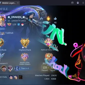 Mobile Legends: Bang Bang Accounts Collector Global|Skin 330|Renowned|LBox Odette,Zhask,Selena|ZDC Karina,Selena|PACE