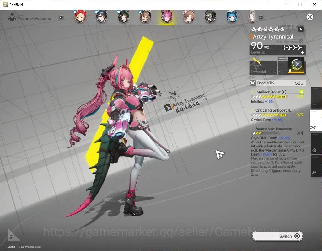 Arknights: Endfield Accounts ASIA|Lv59|10SSR(5Limited)+19(*6WEP)|[(ZhuangFangyi image 8