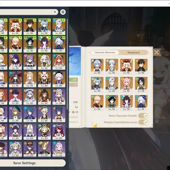 Genshin Impact Accounts Others Asia|AR 60|Neuvillette PremTeam|19 Limited+17(*5Weap)|Columbina,Nicole,Linnea,Eula