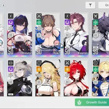 Chaos Zero Nightmare Accounts GLOBAL Lv 51|11 SSR[Arabela,Diana+Sign,Chizuru,Tiphera,Yuki,HugoM1,Etc]|11