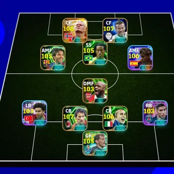 eFootball Accounts Legends & Iconic Players 8 MANAGER BOOSTER | COLECTIVE 3265+, BIGTIME GARETH BALE x BIGTIME ERLING