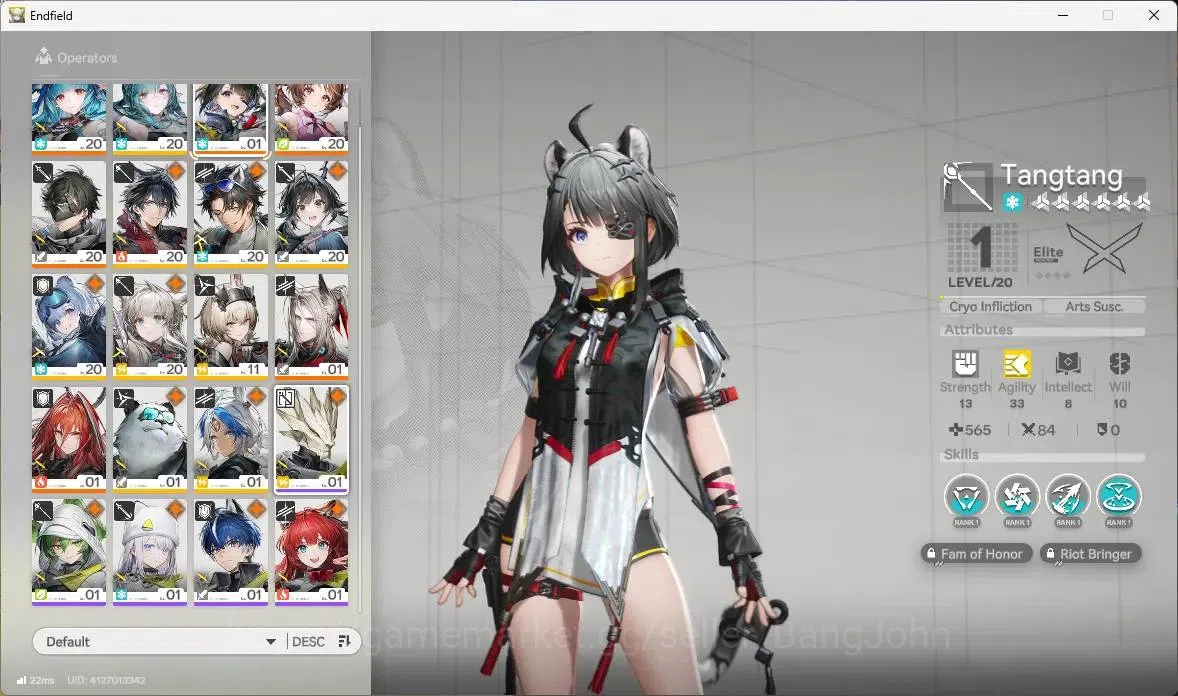 Arknights: Endfield Accounts Asia | Lv 15|1 Limit (Tangtang)|STD Last Rite,Arde image 4