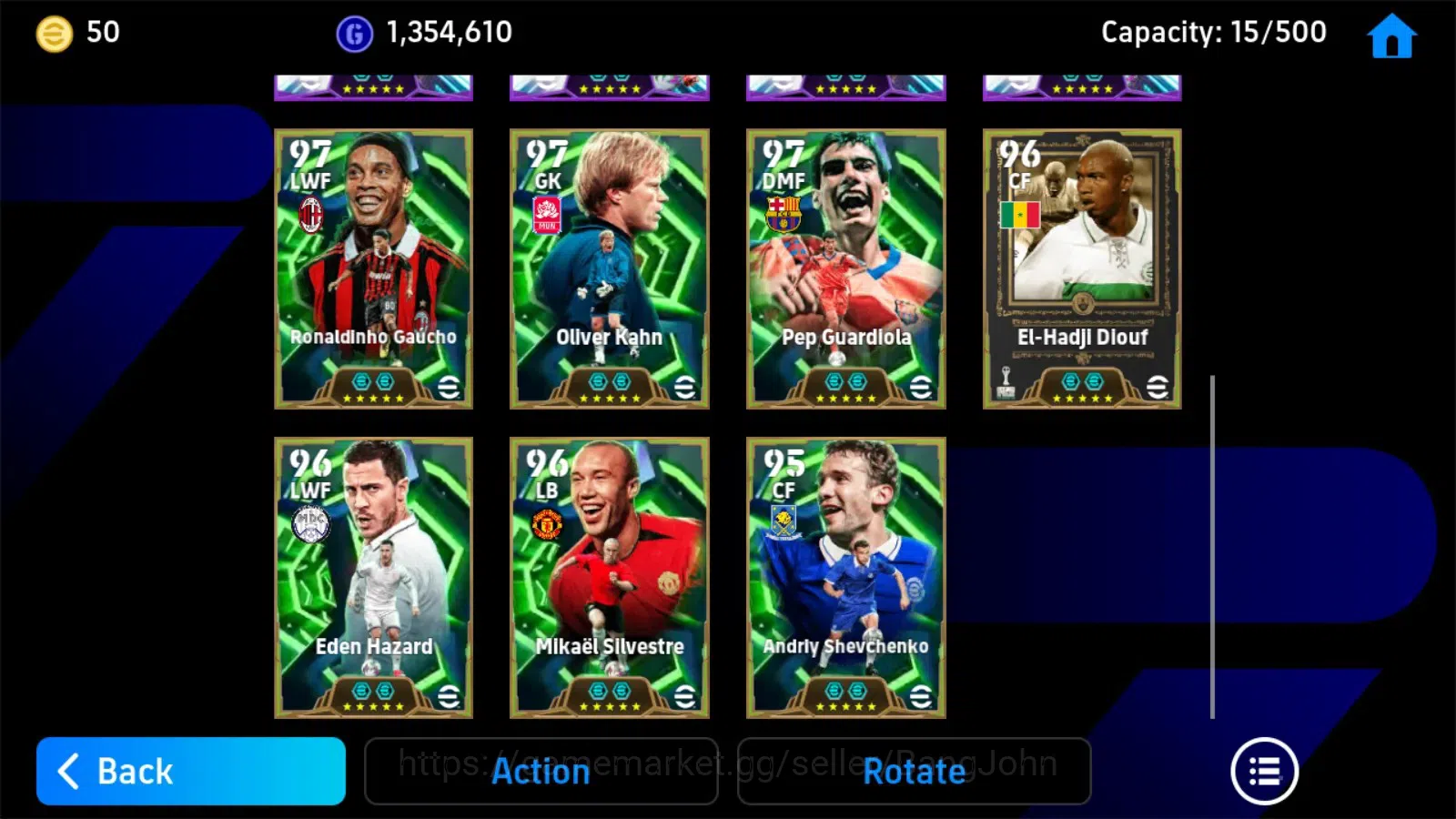 eFootball Accounts Android|PW 3186|Epic Johan Cruyf,Epic Eden Hazard, image 2