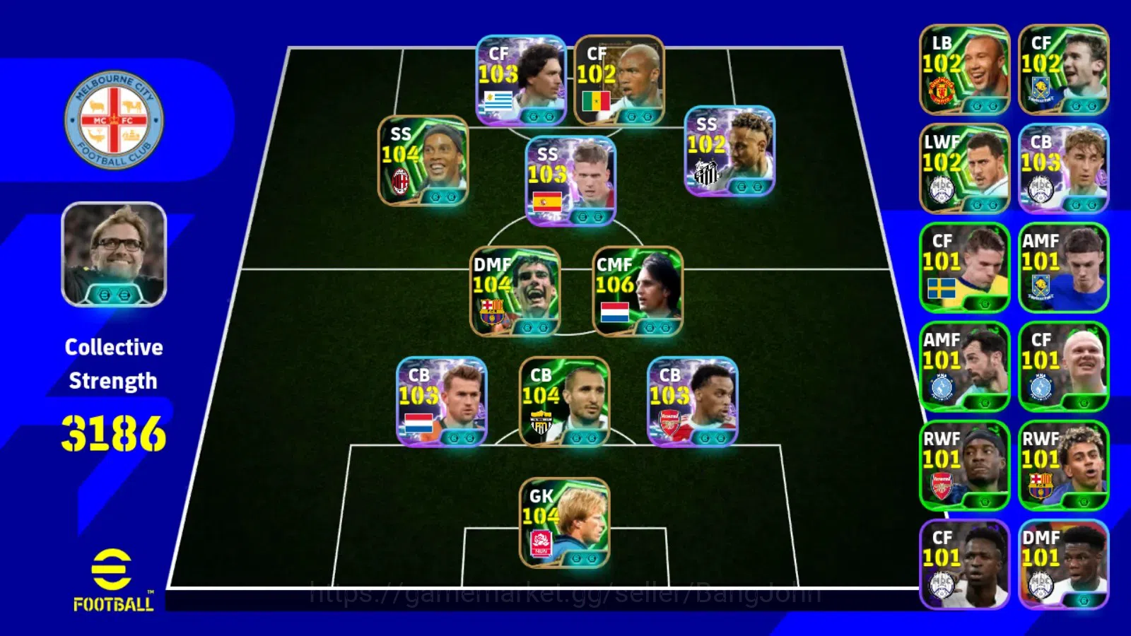 eFootball Accounts Android|PW 3186|Epic Johan Cruyf,Epic Eden Hazard, image 6