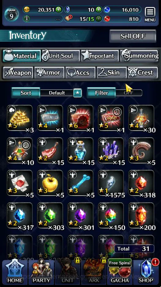 Last Cloudia Accounts GLOBAL | Starter Rank 9 | Hinata Sakaguchi, Dilmor image 3