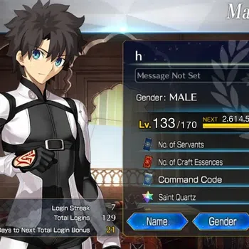 Fate-Grand Order Accounts NA Lvl 133|17 SSR Servant|Bakatoria(NP5), Castoria(NP3), Space Eresh(NP3), Koyan light, Oberon|Bd
