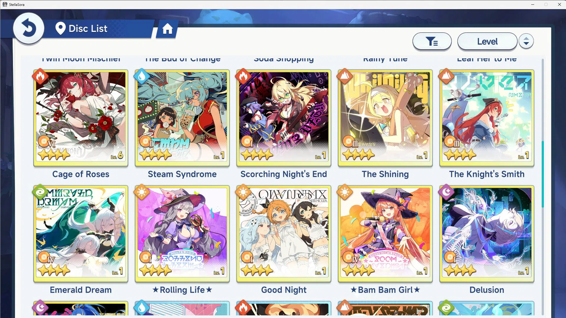 Stella Sora Accounts GLOBAL LV26|8 SSR 3 Limit(Chitose,Snowish Laru,Shi image 5