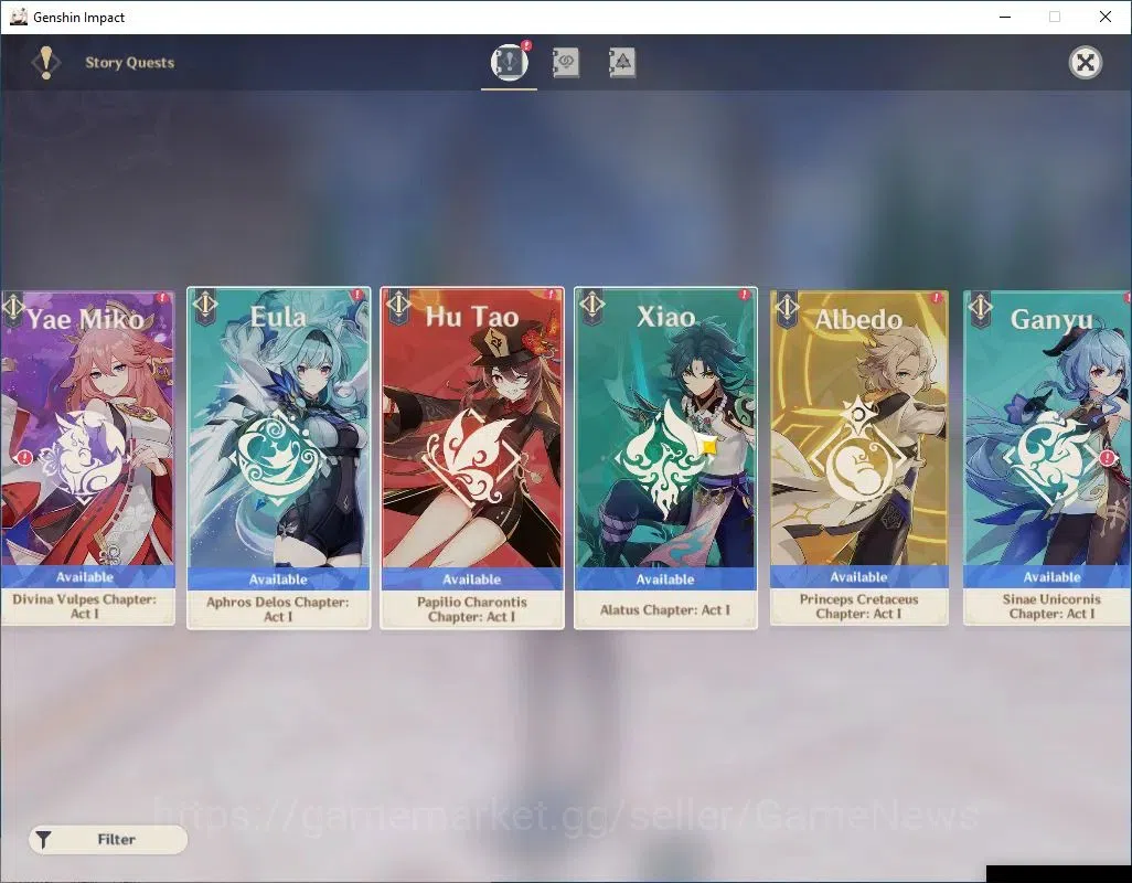 Genshin Impact Accounts ASIA|AR 56|10 Limited+4(*5Weapon)|(Clorinde,Raiden image 15