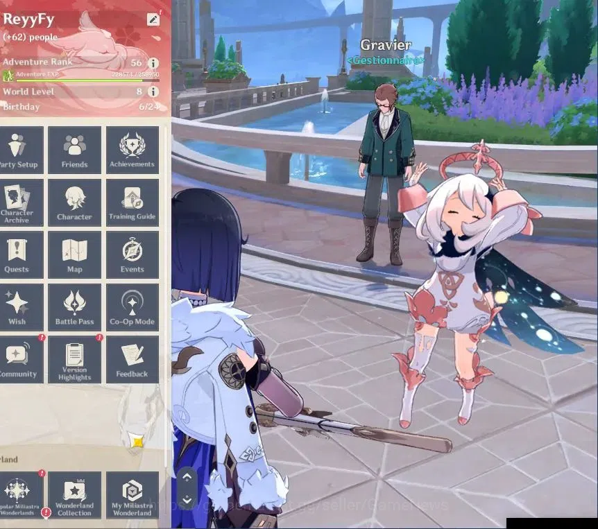 Genshin Impact Accounts ASIA|AR 56|10 Limited+4(*5Weapon)|(Clorinde,Raiden image 2