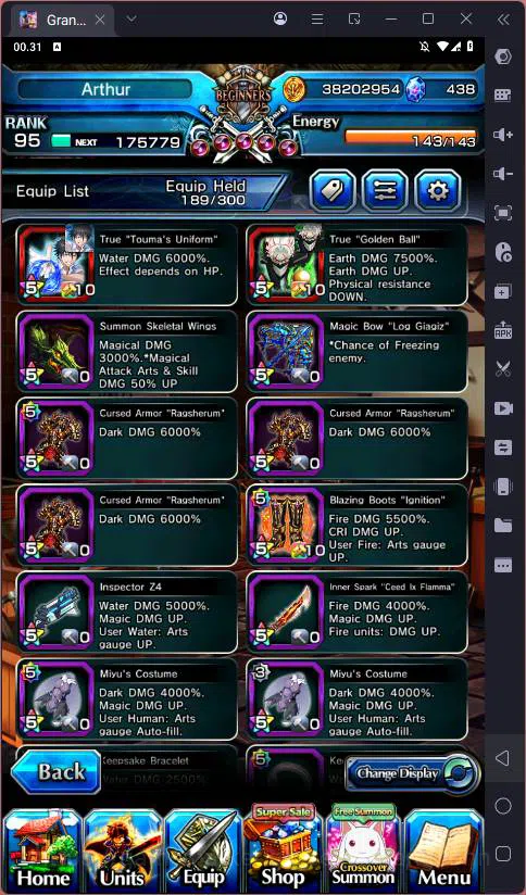 Grand Summoners Accounts Global |Ascend 15| Okarun TW, Summer miyu TW, Chlo image 5
