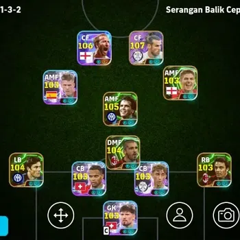 eFootball Accounts Legends & Iconic Players Mobile|PW 3223|Gareth Bale Sasuke,New Harry Kane ShowT,Lothar Mattahus Epic,Andy