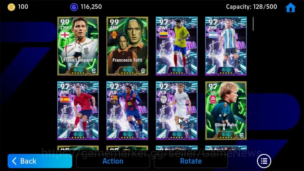 eFootball Accounts Android|Frank Lampard,Francesco Totti,Oliver Kahn, image 5