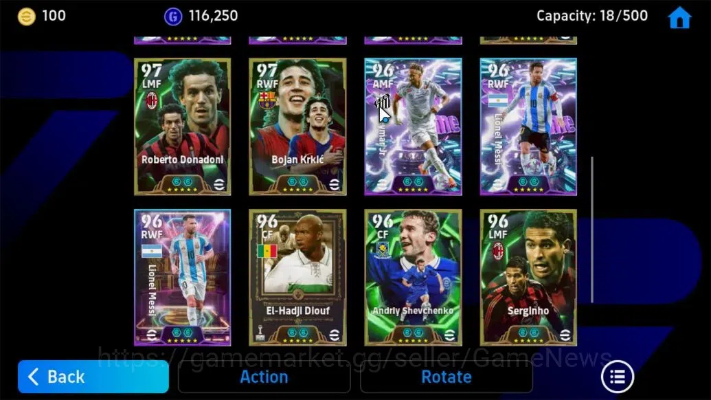 eFootball Accounts Android|Frank Lampard,Francesco Totti,Oliver Kahn, image 9
