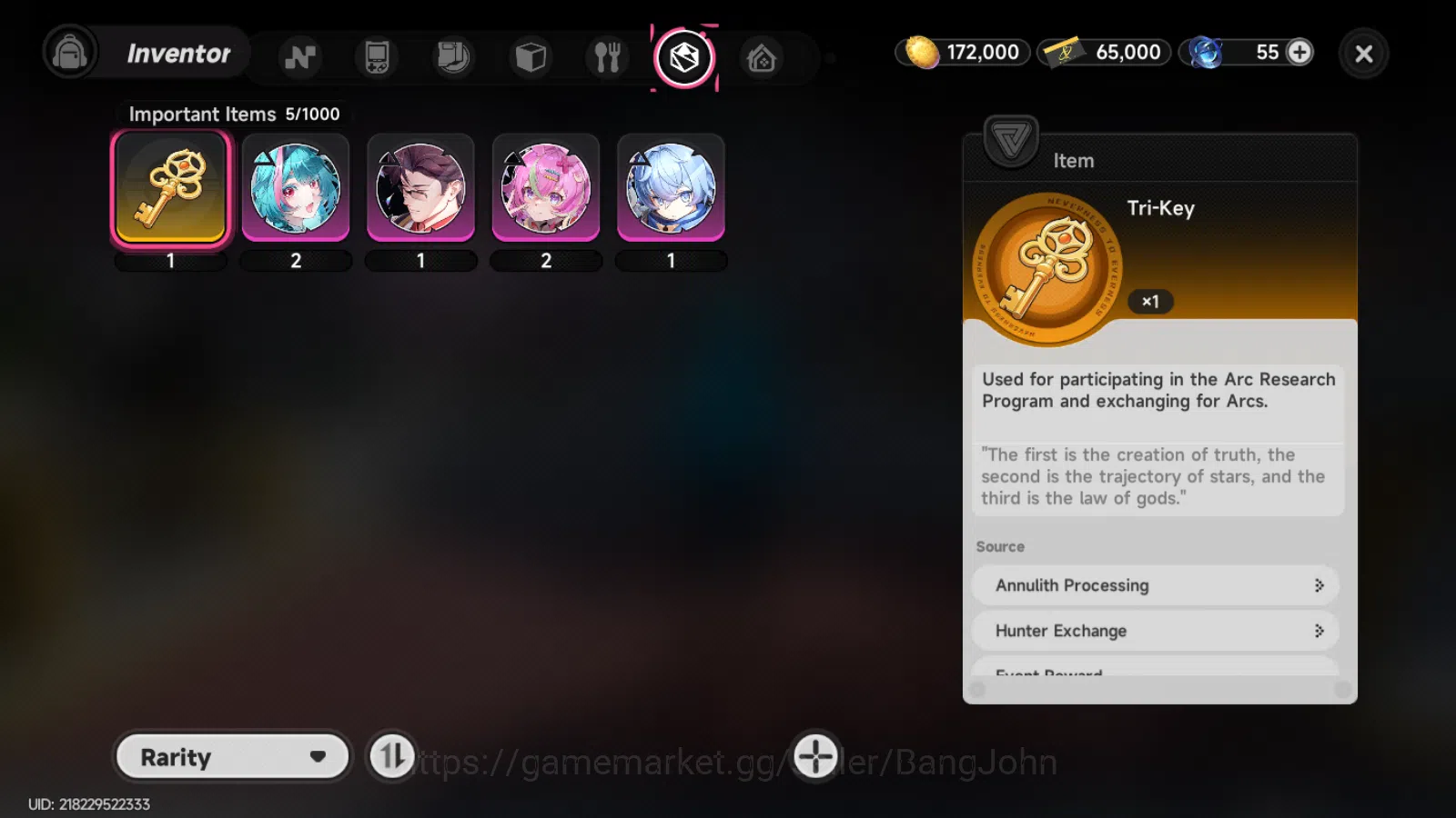 Neverness to Everness Accounts EU|Starter Lv3|2S Char NANALYdupe SIGN,Fadia + 5A| image 3